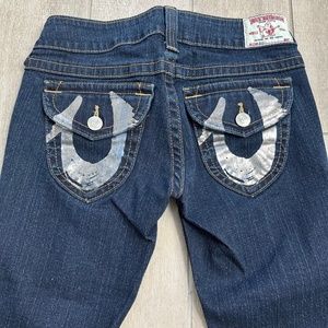 (New) True Religion World Tour Jeans Women's Dark Wash Skinny Denim Size 29 NWOT